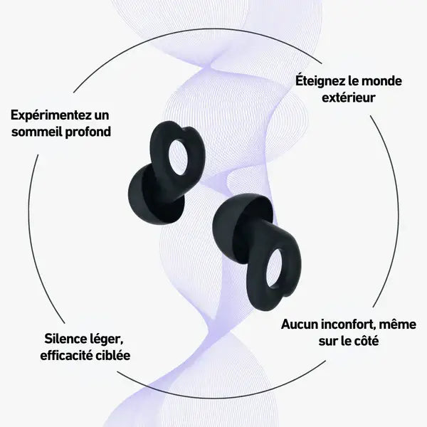 bouchons d’oreilles SOUNDOFF anti-bruit | bouchons de sommeil confortables | bouchons d’oreilles réutilisables avec boîtier | bouchons anti-bruit pour dormir | bouchons d’oreilles voyage et avion | bouchons en mousse douce ergonomiques | accessoires sommeil et détente SOUNDOFF | bouchons d’oreilles avec étui offert | bouchons réducteurs de bruit pour concentration | bouchons d’oreilles SOUNDOFF confort et silence